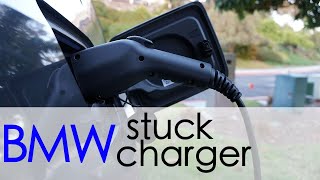 BMW i3  Stuck Charger SOLVED [upl. by Udenihc]