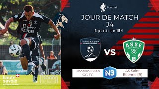 Live National 3  Thonon Evian GG FC  AS St Etienne B [upl. by Lora]