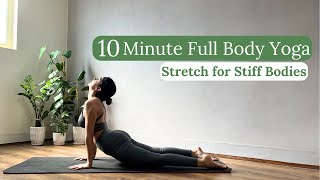 10 Minute Stretch For Body Stiffness  gentle and energizing [upl. by Sussi]