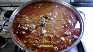 Arroz caldoso con berberechos [upl. by Gruver]