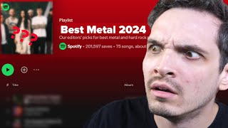 Spotifys Best Metal of 2024 is SHOCKING [upl. by Georgiana]