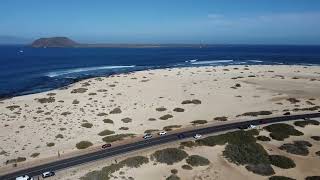 Corralejo Fuerteventura Beach  Dunes amp National Park  Drone footage  January 2024 [upl. by Tannie961]