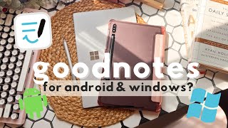 Goodnotes for Android and Windows is it worth it 📝 Features Pricing  Digital Planning ✨ [upl. by Kentiga]