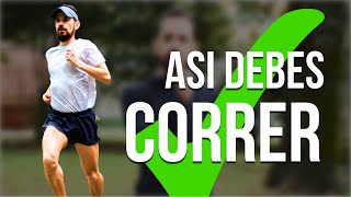 👌Técnica IDEAL de carrera  Cómo correr CORRECTAMENTE 🏃‍♂️🔥 [upl. by Gerius]