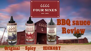 Four sixes Ranch BBQ sauce review [upl. by Hola768]