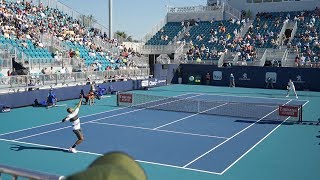 Kyrgios v Bublik Court Level View 60FPS HD Miami Open 2019 R2 [upl. by Vere757]