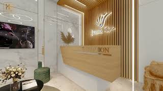 SPA RECEPTION INTERIOR DESIGN  SPA HOA PHAM [upl. by Chema13]