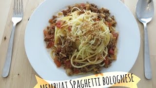 Membuat Spaghetti Bolognese selera Nusantara bersama Elita Loina [upl. by Nimrahc84]