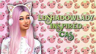 LDShadowLady Inspired Sim  CAS  The Sims 4 [upl. by Atinhoj652]