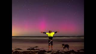 AURORA TIMELAPSE LANCELIN WESTERN AUSTRALIAFEB 2023 [upl. by Nasar]