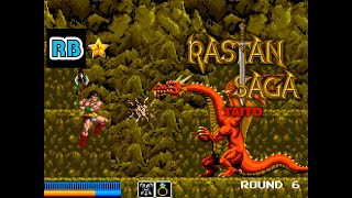 1987 60fps Rastan Saga Nomiss ALL [upl. by Irmina]