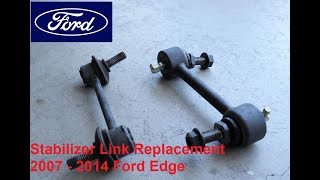 How to change stabilizer link on 2007  2014 Ford Edge [upl. by Lili248]