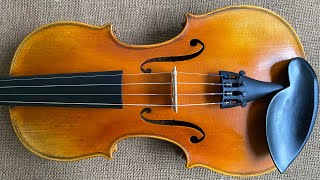 SOLD Violin 1235 Guarneri Del Gesu Smooth and Silky KILLER Tone Take a listen [upl. by Aninaj]