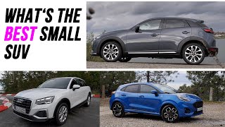 VW Taigo vs VW TRoc vs Toyota Yaris Cross vs Ford Puma vs Mazda CX3 vs Audi Q2 SUV comparison [upl. by Vassily]