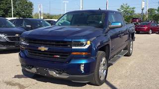 2018 Chevrolet Silverado 1500 LT Z71 Deep Ocean Blue Metallic Roy Nichols Motors Courtice ON [upl. by Danforth]