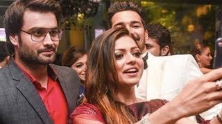 Madhubala co  stars Drashti Dhami amp Vivian Dsena unite at Rubina Dilaik amp Abhinav Shukla Reception [upl. by Ayotnom]