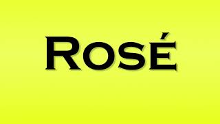 Pronunciation of Rose [upl. by Germaun]