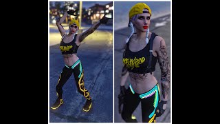 😍 Gta 5 Glitch Modded Female Outfit Merge Components Suspenders TRANSFER tutorial 152 PS4 PC 😍 [upl. by Asiar]