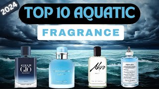 TOP 10 AQUATICMARINE FRAGRANCES FOR MEN 2024  SMELL LIKE THE SEA [upl. by Kerge4]