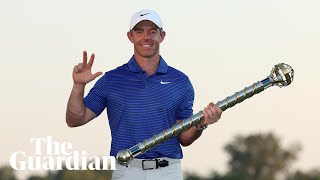 Rory McIlroy emotional after claiming DP World Championship and sixth Race to Dubai [upl. by Sacha]