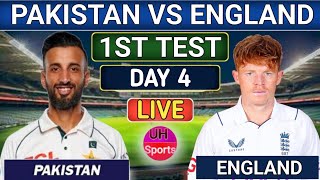 PAK Vs ENG 1st Test Live  Pakistan Vs England Live Score Day 4 Session2  Live Cricket Match Today [upl. by Laurel]