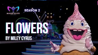 Ice Cream performs “Flowers”  Season 2 Episode 6  The Masked Singer SA [upl. by Deva]