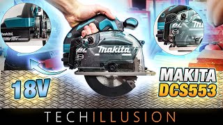 🔥BESSER ALS JEDER WINKELSCHLEIFER😱 Metall Akku Handkreissäge  Makita DCS553Z  Review amp Test [upl. by Zinck]