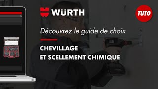 Trouvez rapidement la cheville ou le scellement adapté à votre projet  Würth [upl. by Hardan]