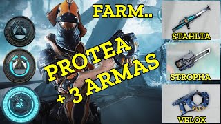 Warframe  COMO FARMA PROTEA  STAHLTA  STROPHA  VELOX  FARM COROAS DE GRANUM DICAS INICIANTES [upl. by Story]