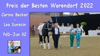 Carina Becker  Lea Durasin  PdDJun 02  Preis der Besten Warendorf 2022 [upl. by Lodovico]