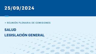 PLENARIO DE SALUD Y LEGISLACIÓN GENERAL 250924 [upl. by Fernanda]