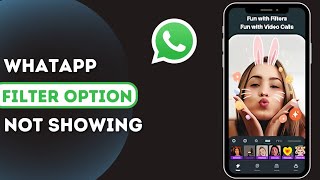 How To Fixed Filter Option Not Showing In Whatapp [upl. by Damha]