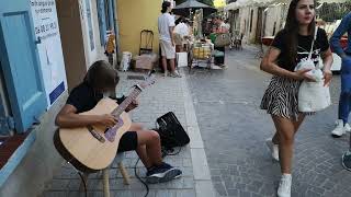 When you play alone in the street but two twin sisters enjoy it [upl. by Krongold]