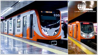 LÍNEA 1 TRENES DE BALDERAS A PANTITLAN METRO CDMX [upl. by Shaya]