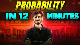 Probability  Complete Chapter In 12 Minutes  Class 10th Board [upl. by Nyvrem187]