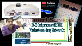 HC05 RT809H SecureCrt Laptop Live Uncut Console Entry in Hindi [upl. by Annaes]