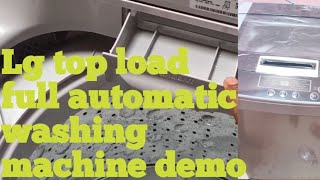 lg washing machine demo  fully automatic washing machine demo trending washing video tecnician [upl. by Annotahs53]