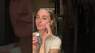 My skincare routine using Paula’s Choice BHA exfoliate [upl. by Auhsuoj]