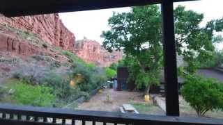 Havasupai Lodge Room Walkthrough  Havasu Falls [upl. by Enirehtakyram]