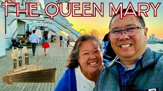 2023 QUEEN MARY Overnight Stay Ship Tour amp Fireworks [upl. by Scrivens]