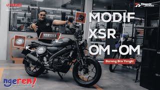 MODIFIKASI YAMAHA XSR 155 ALA OMOM [upl. by Luap]