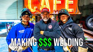 Making 1000s With A Welder at 20 Years Old  Why You Need To Get Into Welding [upl. by Alrahs]