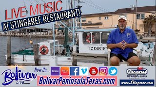 Live Music And More At Stingaree Restaurant In Crystal Beach Texas [upl. by Lancelot]