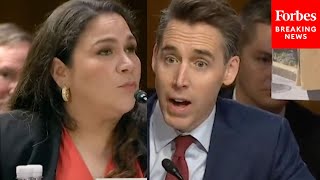 Shouldnt We Be Deporting These Students Hawley Questions Witness About NonCitizen Protesters [upl. by Joashus]