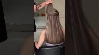 Describe this highlights hair dyeing technique sharing [upl. by Narual]