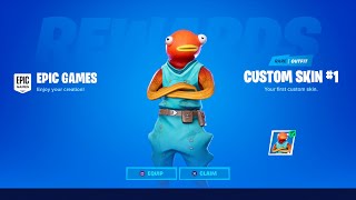 HOW TO CREATE YOUR OWN SKIN IN FORTNITE [upl. by Man]