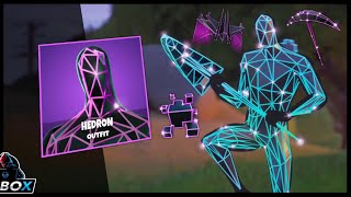 LEAKED “HEDRON” SKIN GAMEPLAY Skin BackBling Pickaxe Glider  Fortnite Battle Royale [upl. by Nocaed]