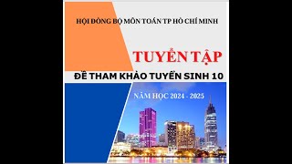 GIẢI ĐỀ TOÁN TUYỂN SINH 10 TPHCM 2024  2025 PHÚ NHUẬN  4 [upl. by Rew]