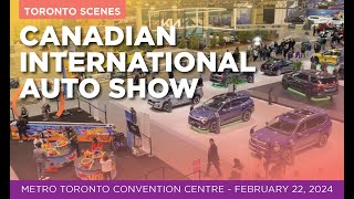 Toronto Scenes  2024 Canadian International Auto Show  022224 always go on a weekday [upl. by Yorgo]