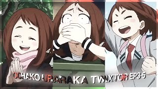 Ochako Uraraka  Free Twixtor clips  Boku no hero academia • ep35 [upl. by Magena240]